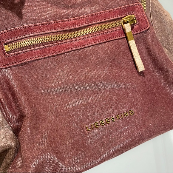 Liebeskind multi compartment handbag | zippers | gold tone hardware - Picture 5 of 10